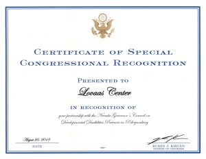 Certificate of Recognition from Senator Kihuen, 2018